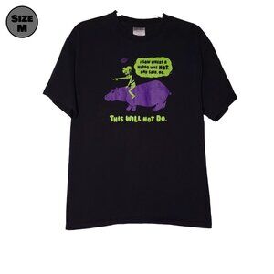 Penny Arcade Hippo This Will Not Do USED Shirt (M, Y2K, Video Games, Comic)